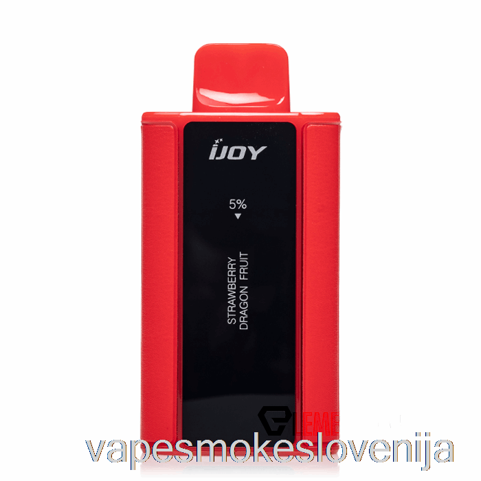 Vape Slovenija Ijoy Captain 10000 Za Enkratno Uporabo Strawberry Dragon Fruit